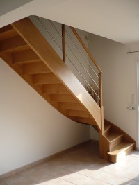 escalier hêtre