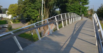 Passerelle en robinier